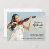 Comp-Vorlage für das Foto des Hauptdarstellers Postkarte (Vorne/Hinten)