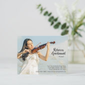 Comp-Vorlage für das Foto des Hauptdarstellers Postkarte (Stehend Vorderseite)