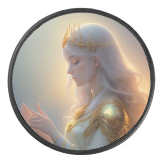 Compact and sleek puck, designed for seamless  eishockey puck