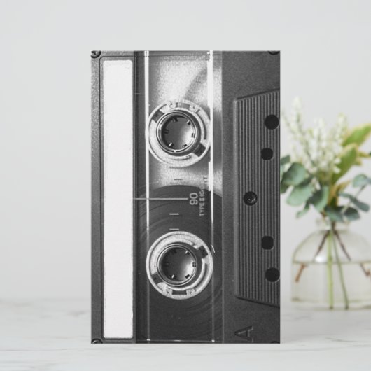 Compact Cassette Briefpapier (Stehend Vorderseite)