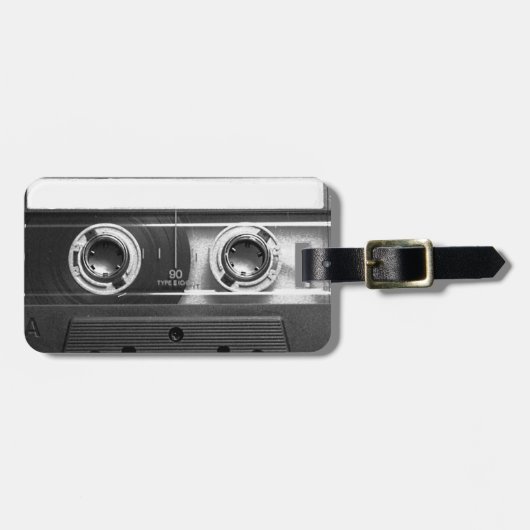 Compact Cassette Gepäckanhänger (Vorderseite horizontal)