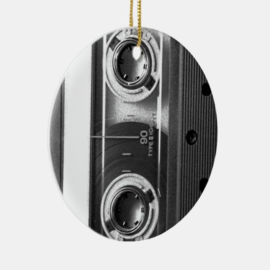 Compact Cassette Keramik Ornament (Rechts)
