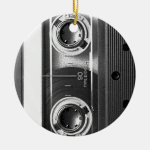 Compact Cassette Keramik Ornament