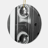 Compact Cassette Keramik Ornament (Links)