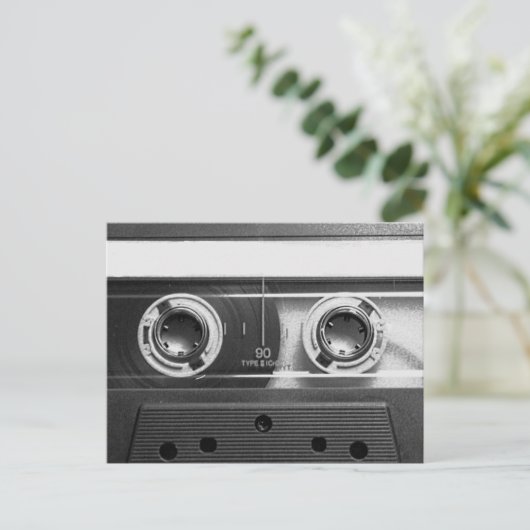 Compact Cassette Postkarte (Stehend Vorderseite)