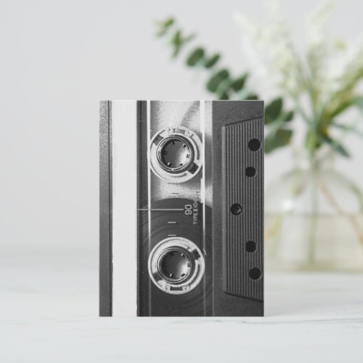 Compact Cassette Postkarte (Stehend Vorderseite)