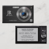 Compact Digital Camera Beruflich Fotograf Visitenkarte (Vorne/Hinten)
