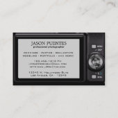 Compact Digital Camera Beruflich Fotograf Visitenkarte (Rückseite)