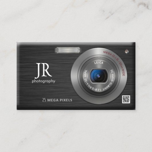 Compact Digital Camera Beruflich Fotograf Visitenkarte (Vorderseite)
