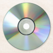 Compact Disc Runder Pappuntersetzer (Vorderseite)