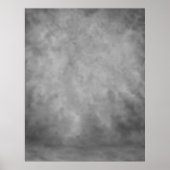 COMPACT FOTO BACKDROP - Grauer Nebel Poster (Vorne)