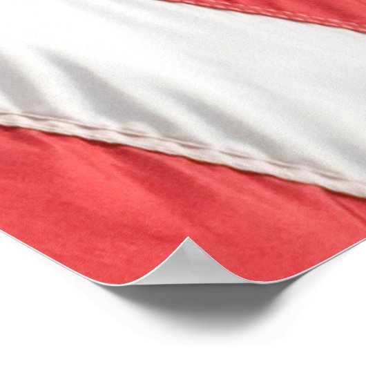 COMPACT FOTO BACKDROP - US-Flagge auf blau-grau Poster (Ecke)