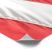 COMPACT FOTO BACKDROP - US-Flagge auf Grau Blau Poster (Ecke)