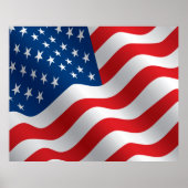 COMPACT FOTO BACKDROP - US-Flaggen-US Flagge Poster (Vorne)