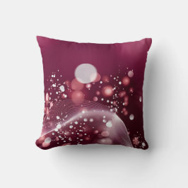 compact mirror Elegant Pink and White Design Kissen