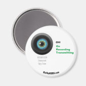 Compact Spy Cam Kühlschrankmagnet (Vorderseite/Rückseite)