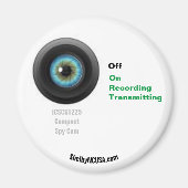 Compact Spy Cam Kühlschrankmagnet (Vorne)