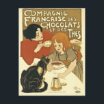 Compagnie Chocalats Vintage Werbung Französisch Postkarte<br><div class="desc">Compagnie Chocalats Vintage Werbung Französisch</div>