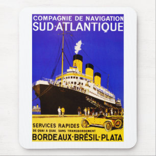 Compagnie De Navigation Sud Atlantique Mousepad