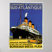 Compagnie de Navigation Sud-Atlantique Poster (Vorne)