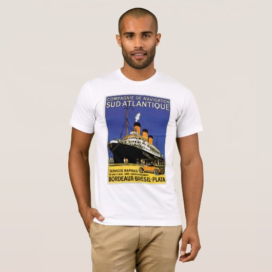 Compagnie de Navigation Sud-Atlantique T-Shirt (Vorne ganz)