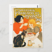 Compagnie Française des Chocolats et des Thès - Postkarte (Vorne/Hinten)