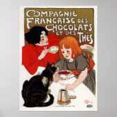 Compagnie Francaise des Chocolats, Steinlen Poster (Vorne)