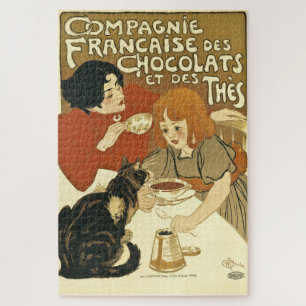 Compagnie French Chocolate 1895 Vintage Ad Puzzle