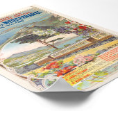 Compagnie Internationale des Wagons-lits Vintag P Poster (Ecke)