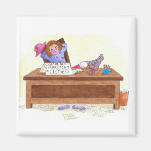 Compaint Abteilung ist geschlossen Magnet