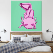 Companion Nr. 18 - Vollfarbigkeit Leinwanddruck (Insitu (Schlafzimmer))