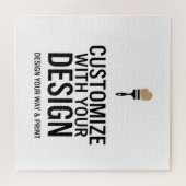 Company Branded Custom Minimalist Personalized Puzzle (Horizontal)