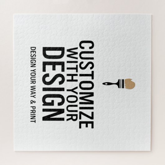 Company Branded Custom Minimalist Personalized  Puzzle (Horizontal)