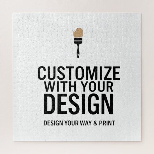 Company Branded Custom Minimalist Personalized  Puzzle (Vertikal)