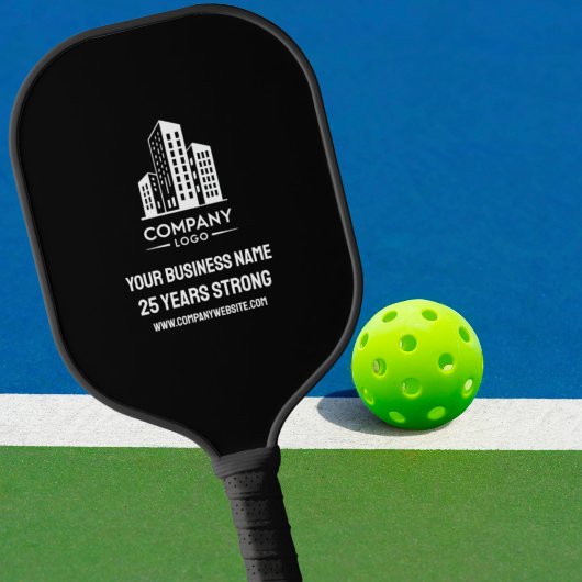 Company Business Logo Celebrating # Years Custom C Pickleball Schläger
