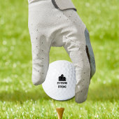 Company Business Logo Celebrating # Years Custom Golfball