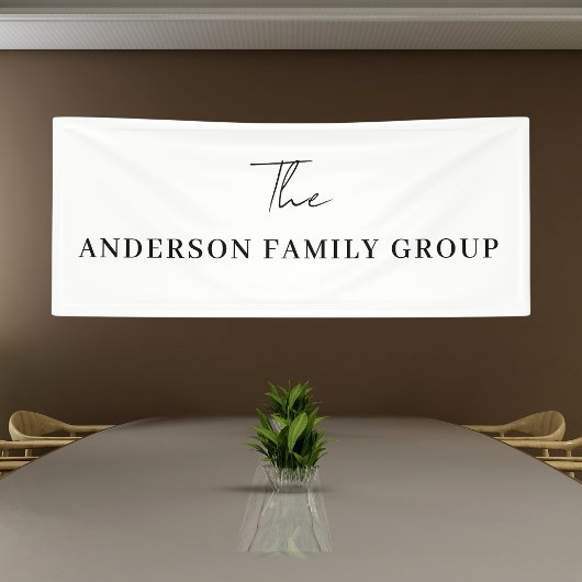 Company Business Name Professional Branded Banner