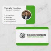 Company Corporate | Financial Business Man Visitenkarte (Vorne/Hinten)