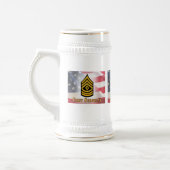 Company First Sergeant Gift White Mug Bierglas (Links)