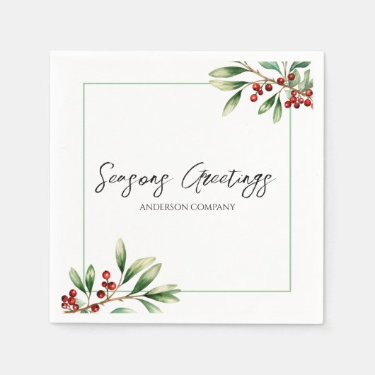 Company Holiday Party  Serviette (Vorderseite)