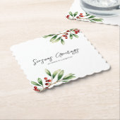 Company Holiday Party  Untersetzer (angewinkelt)