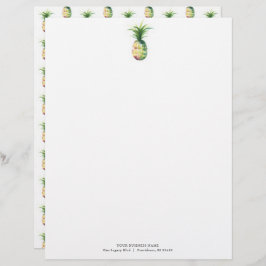 Company Letterhead Design Pineapple Briefbogen