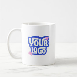 Company Logo Branded Simple Business Kaffeetasse