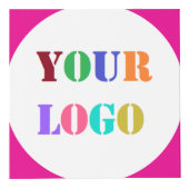 Company Logo Business Promotional Cube Template Würfel (Vorderseite)