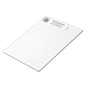 Company Logo College Rule Project Identifier Notizblock (angewinkelt)