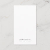 Company Logo Custom Treuekarte (Rückseite)