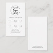 Company Logo Custom Treuekarte (Vorne/Hinten)