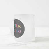 Company Logo Personalized Business Coffee Mattglastasse (Vorderseite Links)