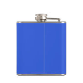 Company Logo Royal Blue Marketing Giveaway Flask Flachmann (Rückseite)