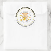 Company Logo Thank You Round Stickers (Tasche)